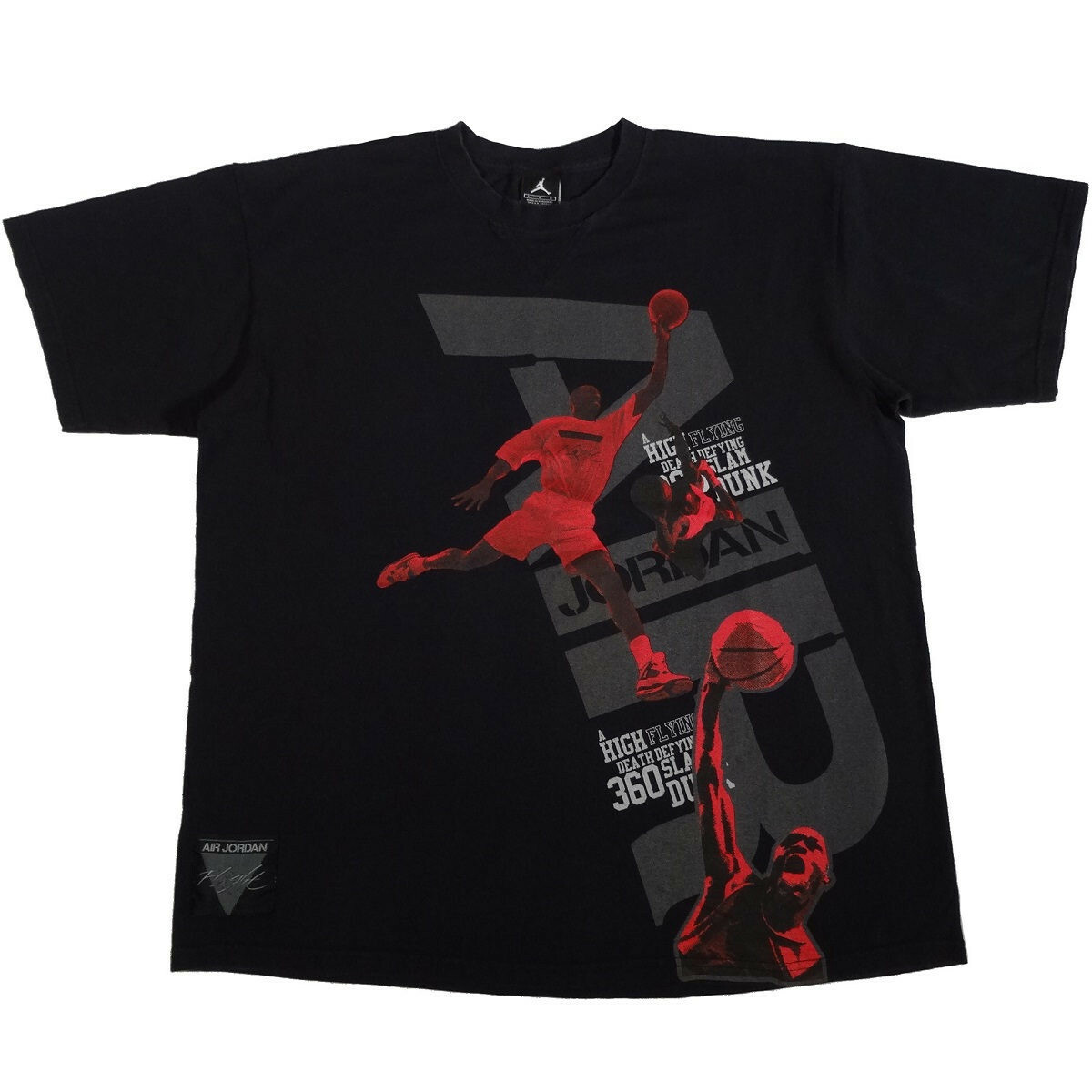 Vintage Nike Air Jordan Flight Shirt 360 Slam Dunk Mens Large | eBay