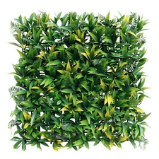 20"x20" Artificial Faux 3D Mixed Leaf Privacy Fence Screen Decor Panel Hedge V3