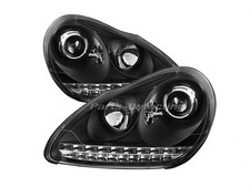 1 Pair Led Headlight Assembly Drl Turn Signal For 2003-2006 Porsche Cayenne 1 Pair Led Headlight Assembly Drl Turn Signal For 2003-2006 Porsche Cayenne