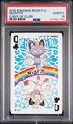 2016 POKEMON MOON PLAYING CARDS QUEEN OF CLUBS MEOWTH PSA 10