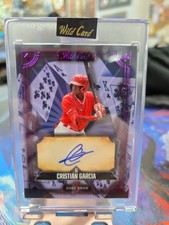Christian Garcia 2024 Wild Card Draw Auto 1/2!!!