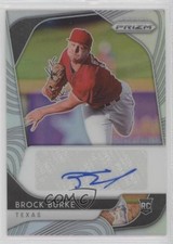 2020 Panini Prizm Rookie Auto Silver Prizm Brock Burke #RA-BB Auto e9p