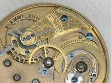 VERY RARE SERIES III E. HOWARD COLE'S ESCAPEMENT POCKET WATCH MOV'T  DIAL, RUNS
