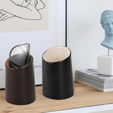 4 Pack Eyeglass Holder Stand PU Leather Stand Case for Eyewear Reading Glasses