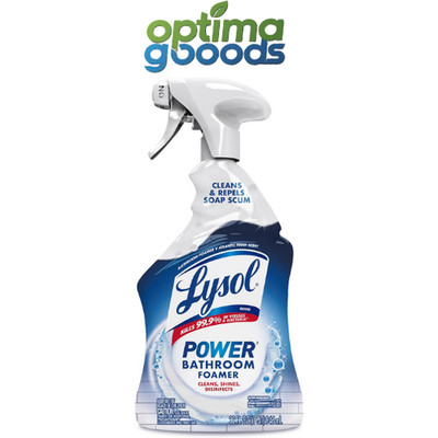 Lysol Power Foaming Bathroom Cleaner 32oz Disinfectant Spray Zero Bleach Kills 9