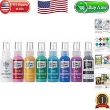 Non-Toxic 8 Color Stained Glass Paint Set for Artists - Smooth Finish  Easy Use