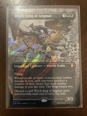 Witch-king of Angmar (Borderless) (Surge Foil) Free Shipping