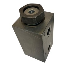 HYDAC ERVE-R1-102 Hydraulic Pilot Check Valve 1/2" + Ported Block