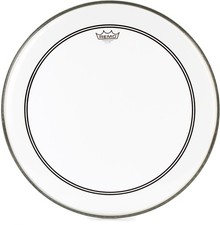 Remo Powerstroke P3 Clear Bass Drumhead - 22 inches 3-pack Bundle