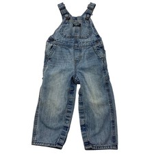Osh Kosh B'Gosh 18-24M Stonewash Long Pant Denim Jean Overalls Kidcore