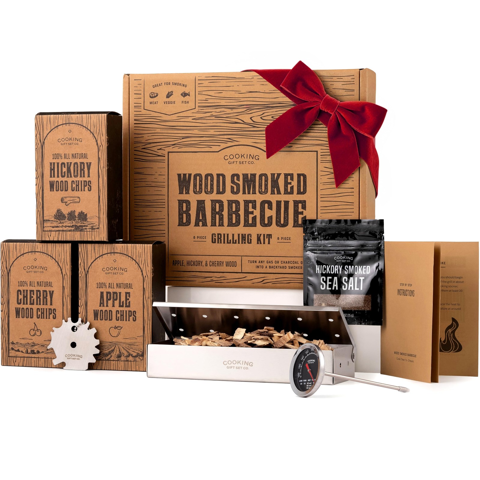 New Best Deluxe Smoker Box for Gas Grilling - Complete BBQ K