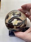 LARGE STUDIO GLASS PAPERWEIGHT FLORAL exquisite work JOHN BYRON signe "JTB '79" — photo 5