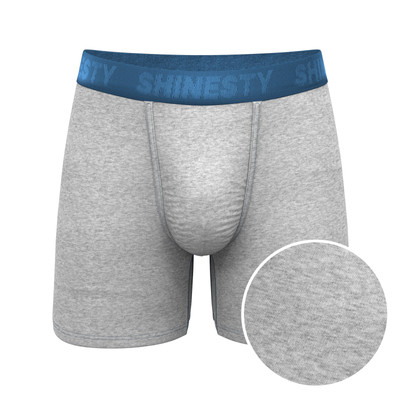 The Physical Education | Heather Grey and Blue Ball Hammock  Pouch Underwear