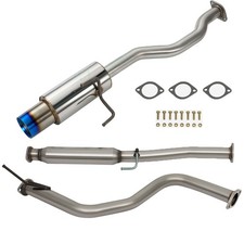4.5 Stainless Steel Catback Exhaust Muffler For Honda Civic Hatch Ek Ek9 76mm 4.5 Stainless Steel Catback Exhaust Muffler For Honda Civic Hatch Ek Ek9 76mm