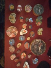 Antique Handmade Small Different Sizes Hat Boxes Absolutely Gorgeous 30 Total 