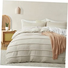 Beige Duvet Cover King Size - Pleated King Duvet King 104" 90" 02 - Biege