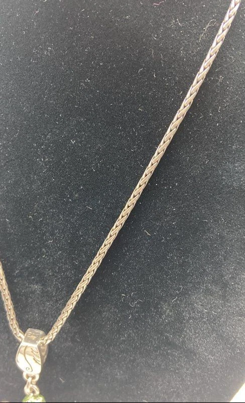 Pulsera de cuero Brighton, brazalete brazalete SS y collar con dije de tortuga colección Foto 4 de 4