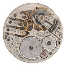 Elgin Grade 306 Model 7 16-Size 15-Jewel Antique Pocket Watch Movement