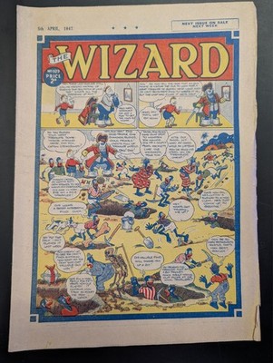 Wizard Comic No 1129, April 5th 1947, D.C. Thomson, Birthday Issue