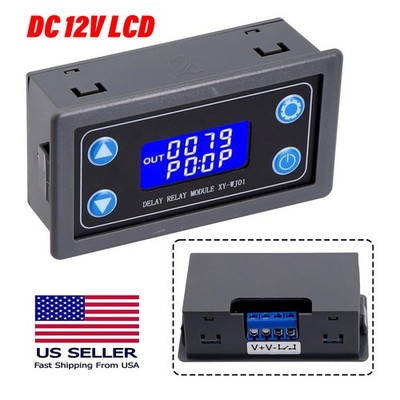 XY-WJ01 Delay Relay Timer Module DC 6-30V LCD Display Digital Timer Switch