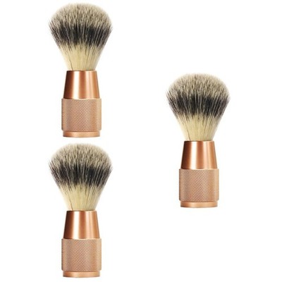  3 Pieces Bartpflege Bürste Rasier Pinsel Für Männer Den Bart-Stylingbürste