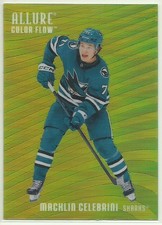 2025-26 UPPER DECK ALLURE MACKLIN CELEBRINI COLOR FLOW YELLOW-GREEN CARD #CF-28
