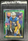 2025 Topps Chrome Ladd McConkey Green Refractor (RAW)