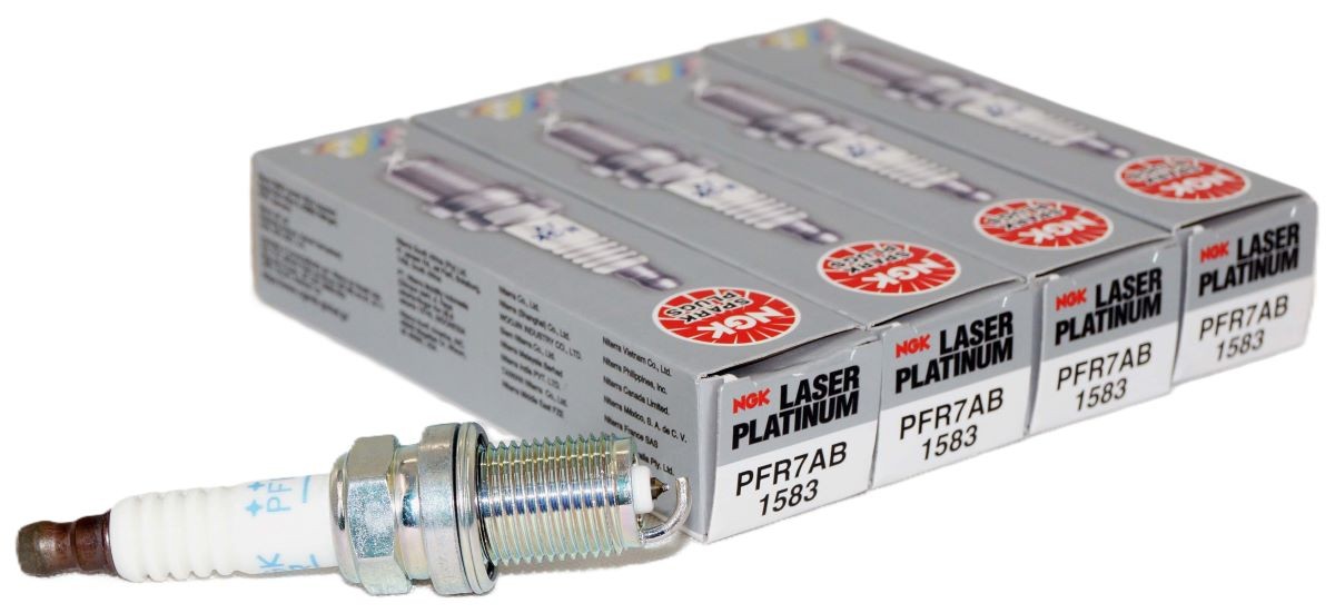 4 Pack Genuine NGK 1583 Laser Platinum Spark Plug PFR7AB for Ski-Doo Snowmobiles