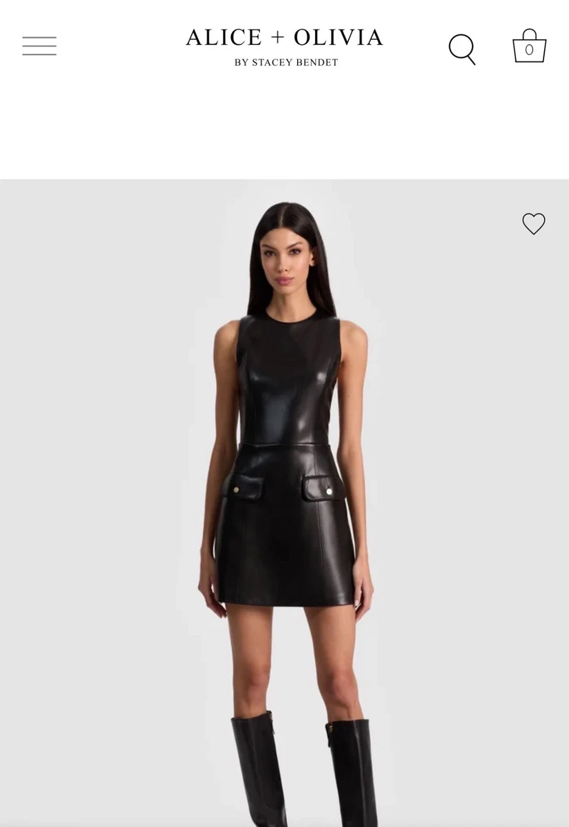 Leather Mini Dresses for Women for sale | eBay