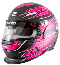 Zamp RZ-67D Large Carbon Flo Pink/Pur SNELL S...