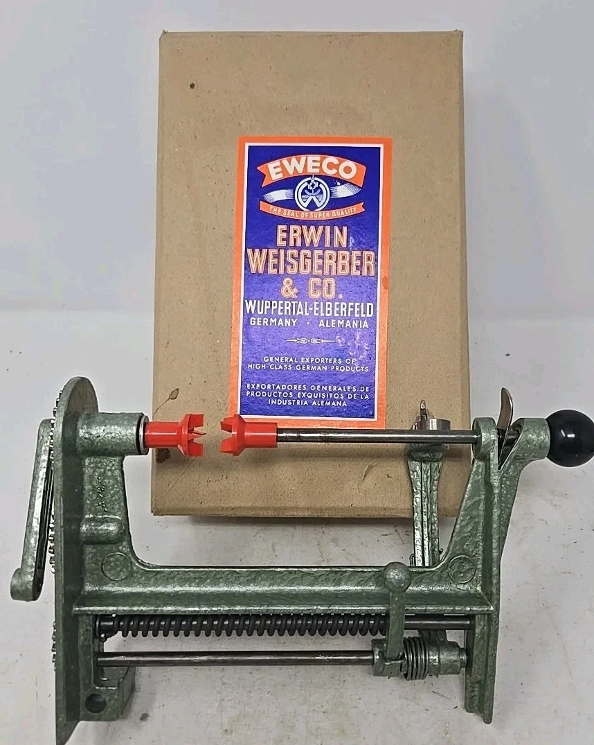 Vtg Eweco German Mechanical Orange Citrus Peeler Erwin Weisgerber Kitchen NIB
Opens in a new window