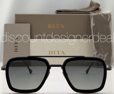 DITA Flight 006 Sunglasses Matte Black Gray Gradient Polarized