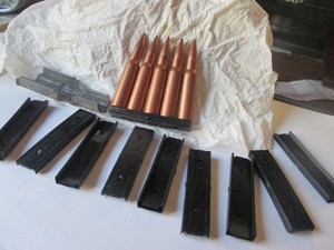 308 / 30-06 five round milsurp stripper clips and charger Quantity of  12