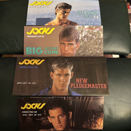 4 Jocks Brochures Gay Man Interest Men Photos Catalogs