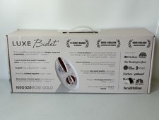LUXE Bidet NEO 320 Bidet Toilet Seat Attachment Rose Gold Self-Clean Rear Wash