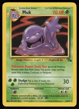 Muk (28) 28/62 Fossil Pokemon TCG Card