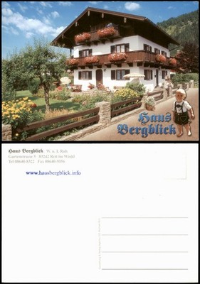 Reit im Winkl Unterkunftshaus Haus Bergblick W. u. I. Ruh Gartenstrasse 1990