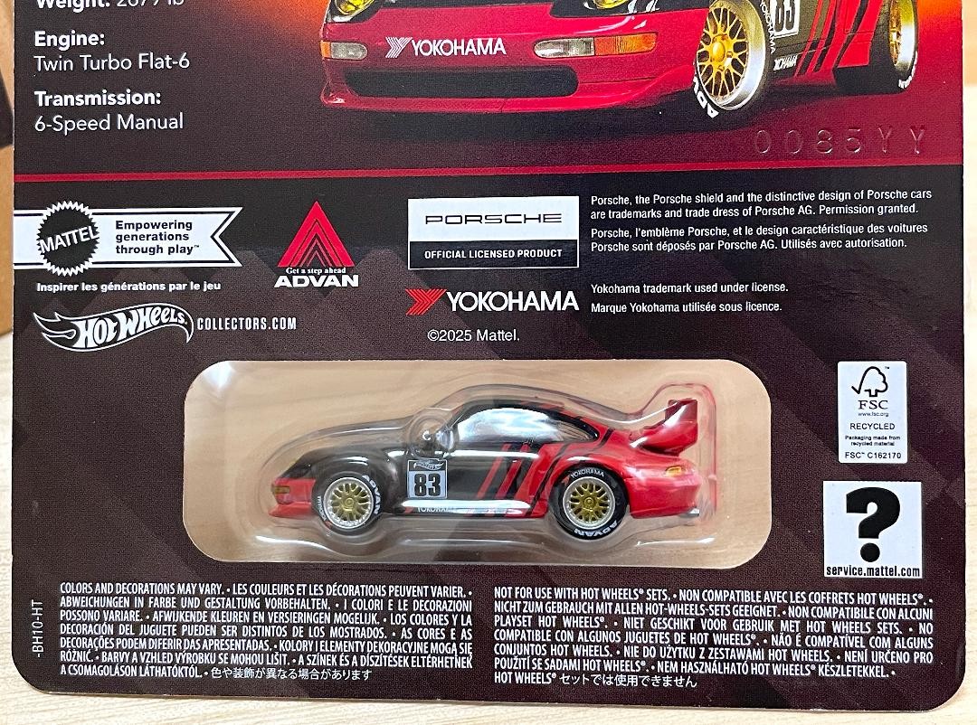 Hw Rlc Limited Advan Porsche 911 Gt2 Evo 993 Elite 64 | eBay