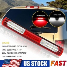 For 97-03 Ford F150 3rd Third Brake Light Led Red Rear Reverse Tail Cargo Lamp