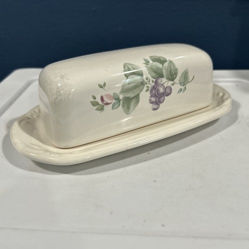 PFALTZGRAFF VINTAGE GRAPEVINE PATTERN PORCELAIN BUTTER DISH - Picture 2 of 4