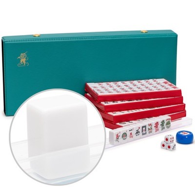 Travel Size American Mahjong Set ''Celadon'' with Racks, Dice, & Wind Indicator