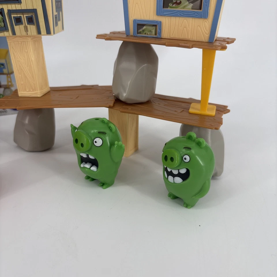 Angry Birds Pig City Strike Playset Slingshot Action Game Interactive Toys Kids - Image 3 of 4