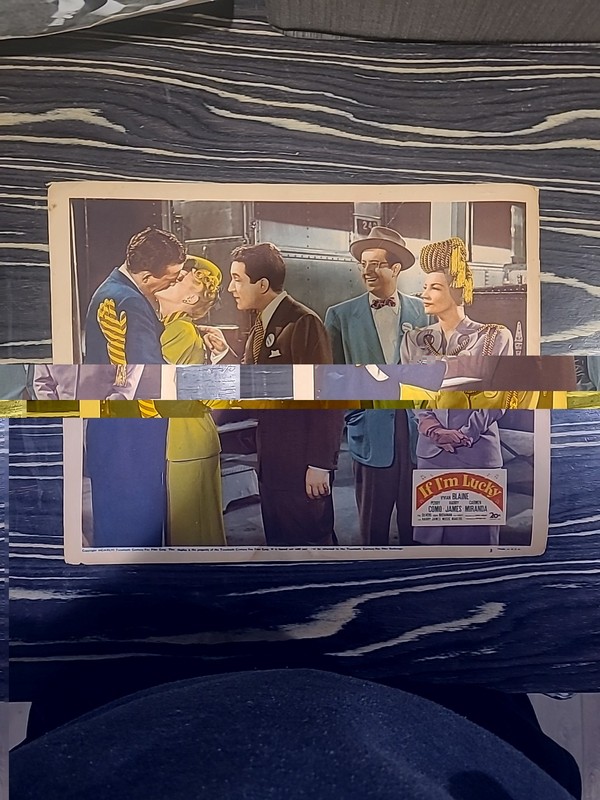 If Im Lucky 1946 MCMXLVI Movie Poster Blaine Como James Miranda