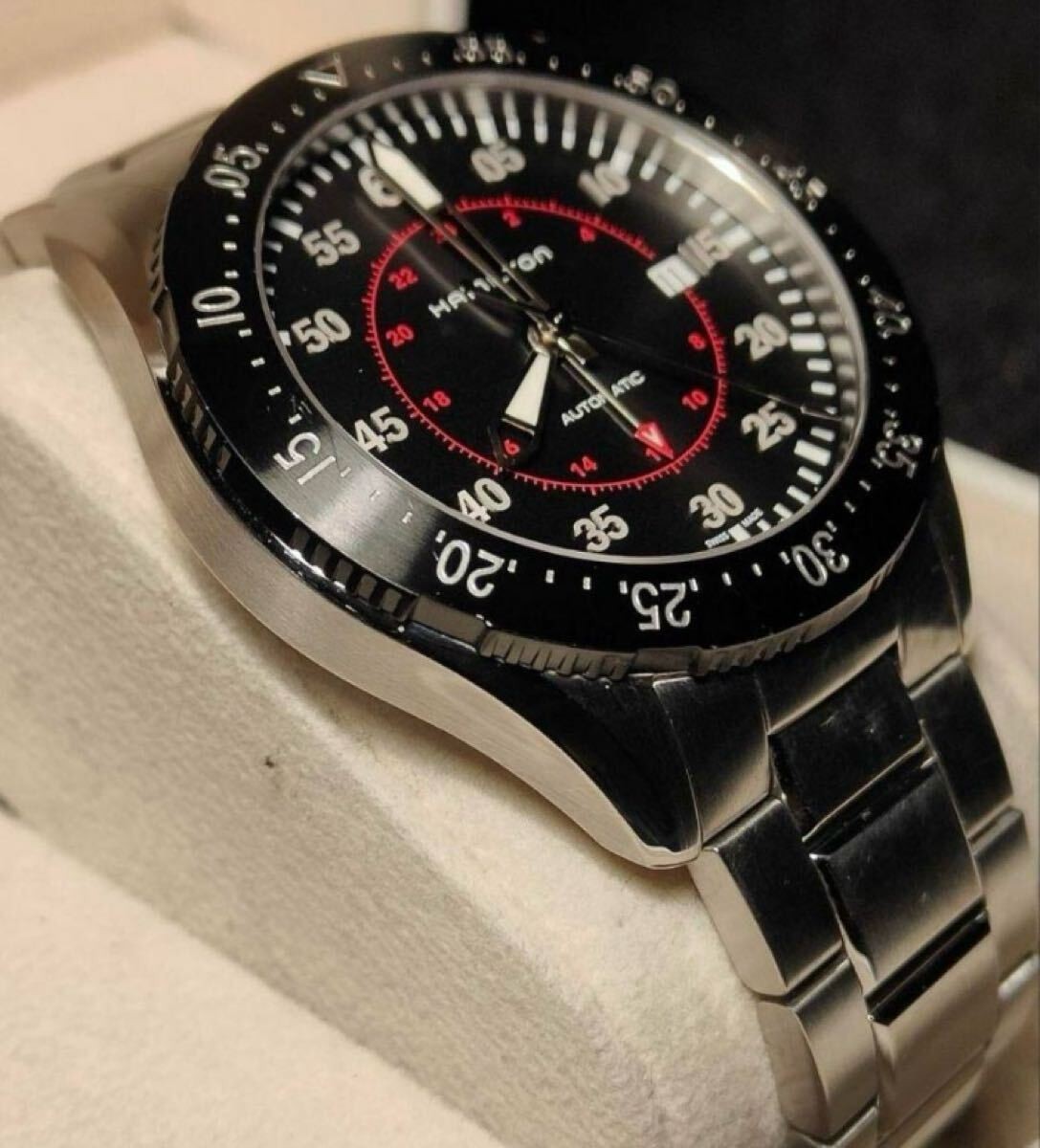 Hamilton Khaki Aviation Pilot GMT Auto Watch from Japan View 6