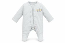 LILY & DAN Baby Babygrow One-Piece Size 0-3 Months Grey Long Sleeve