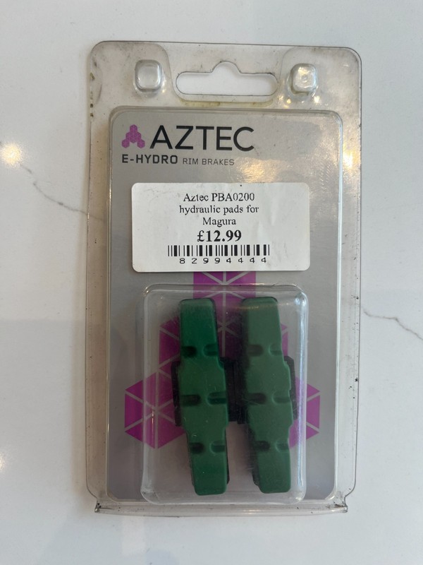 Aztec E-Hydro Rim brakes PBA0200 Hydraulic pads for magura RRP- £12.99