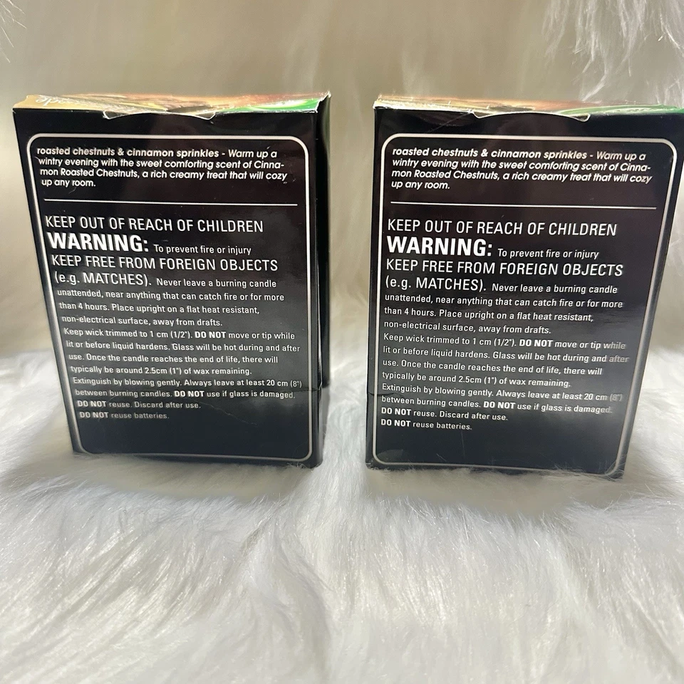 DC'D Air Wick Siluetas Cambio de Color Canela Castañas Asadas JUEGO DE 2 Foto 4 de 4