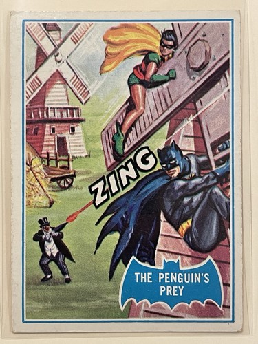 1966 Topps Batman Blue Bat #18B The Penguin's Prey