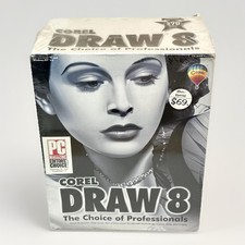 COREL DRAW 8 Software New  Sealed for Win95  NT 4.0 1998 Read Description