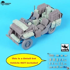 Black Dog 1/16 120mm Stowage & Accessories #2 SAS Willys MB Jeep (Takom) T16020